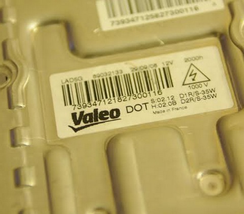 USED LAD5G Valeo Xenon HID Ballast 12